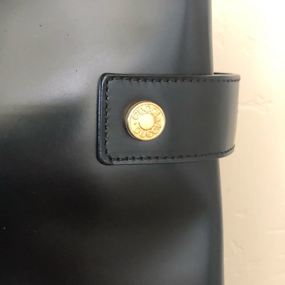 Large Gucci Leather Tote Bag - Picture 4 of 13